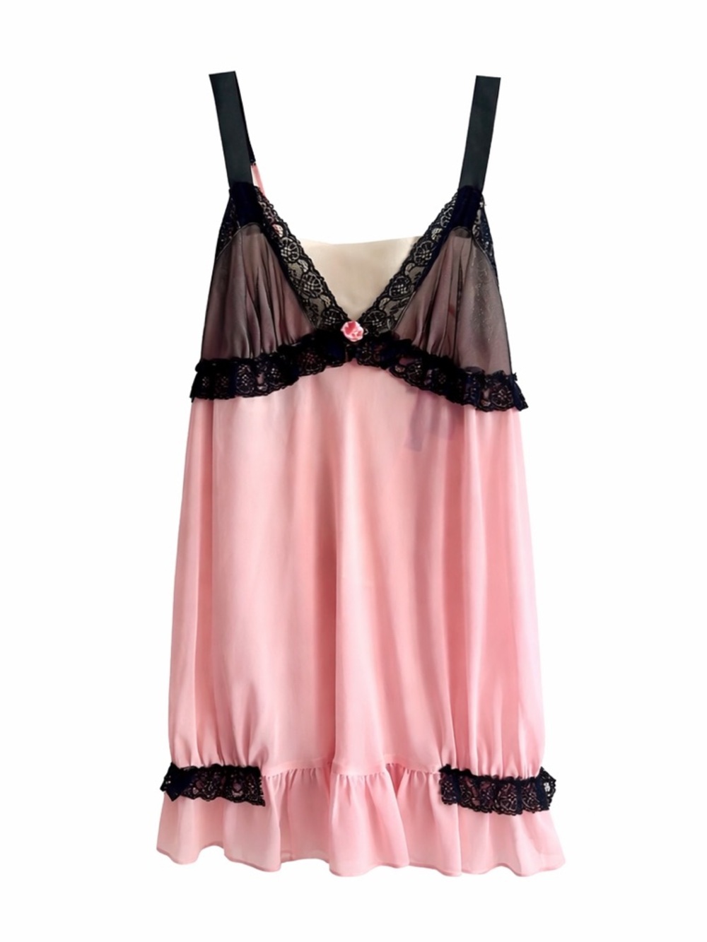 Y2K Blush Babydoll Betsey Johnson Slip Dress